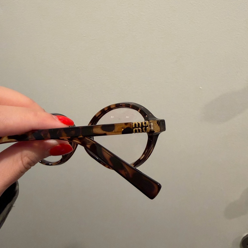 Source Unknown Tortoiseshell Oval Glasses - image 3